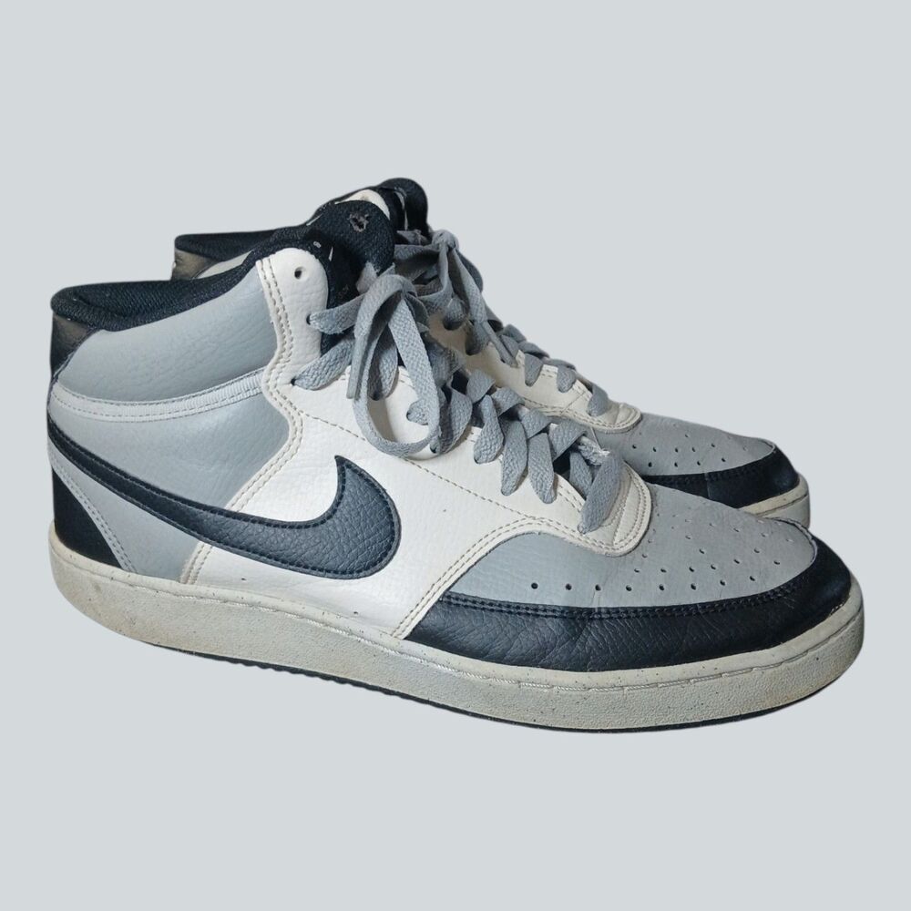 Size 9 - Nike Court Vision Next Nature Mid Light Smoke Grey Sail